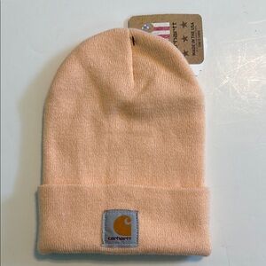 NWT Carhartt Simple Peach Beanie